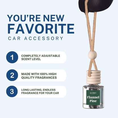 Flannel Pine Scented Car Freshener