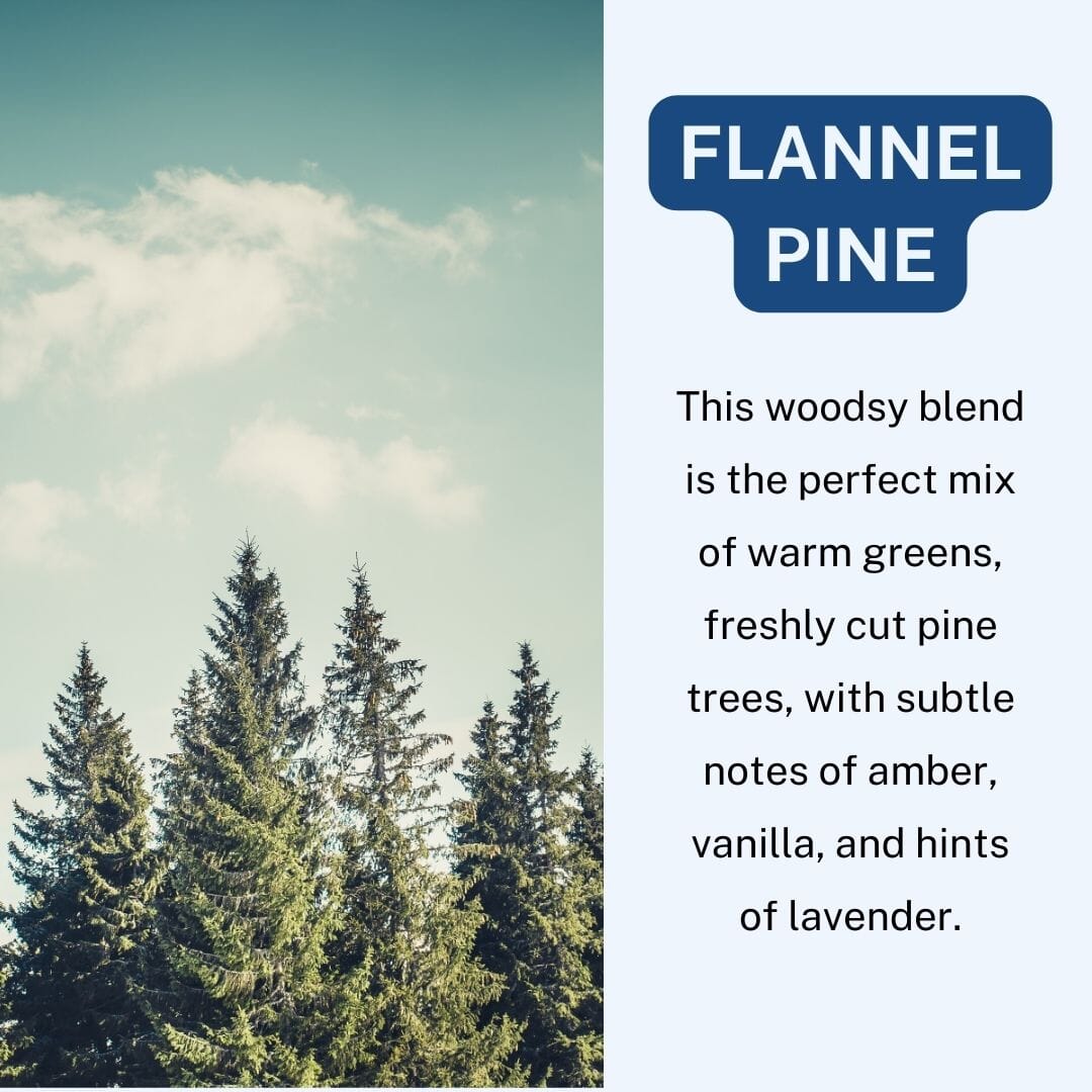 Flannel Pine Scented Car Freshener