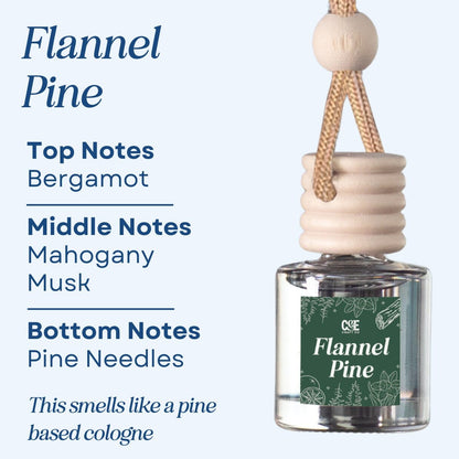Flannel Pine Scented Car Freshener
