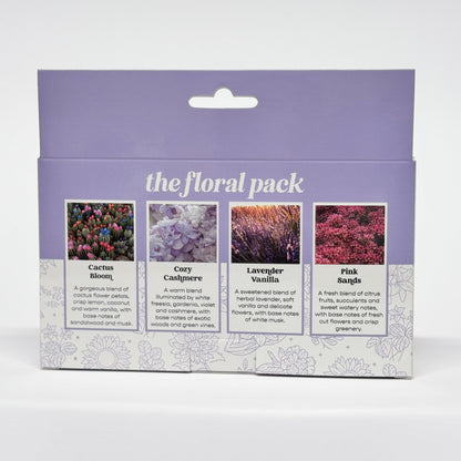 Floral 4 Pack Scented Car Fresheners Bundle
