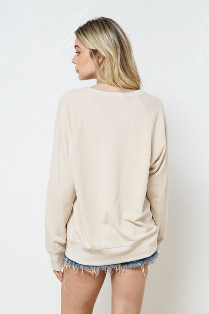 French Terry Graphic Sweatshirt - Rustic Jade Designs Co