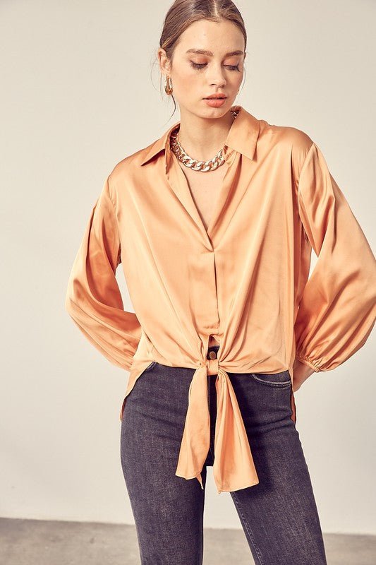 Front Tie Shirt - Rustic Jade Designs Co