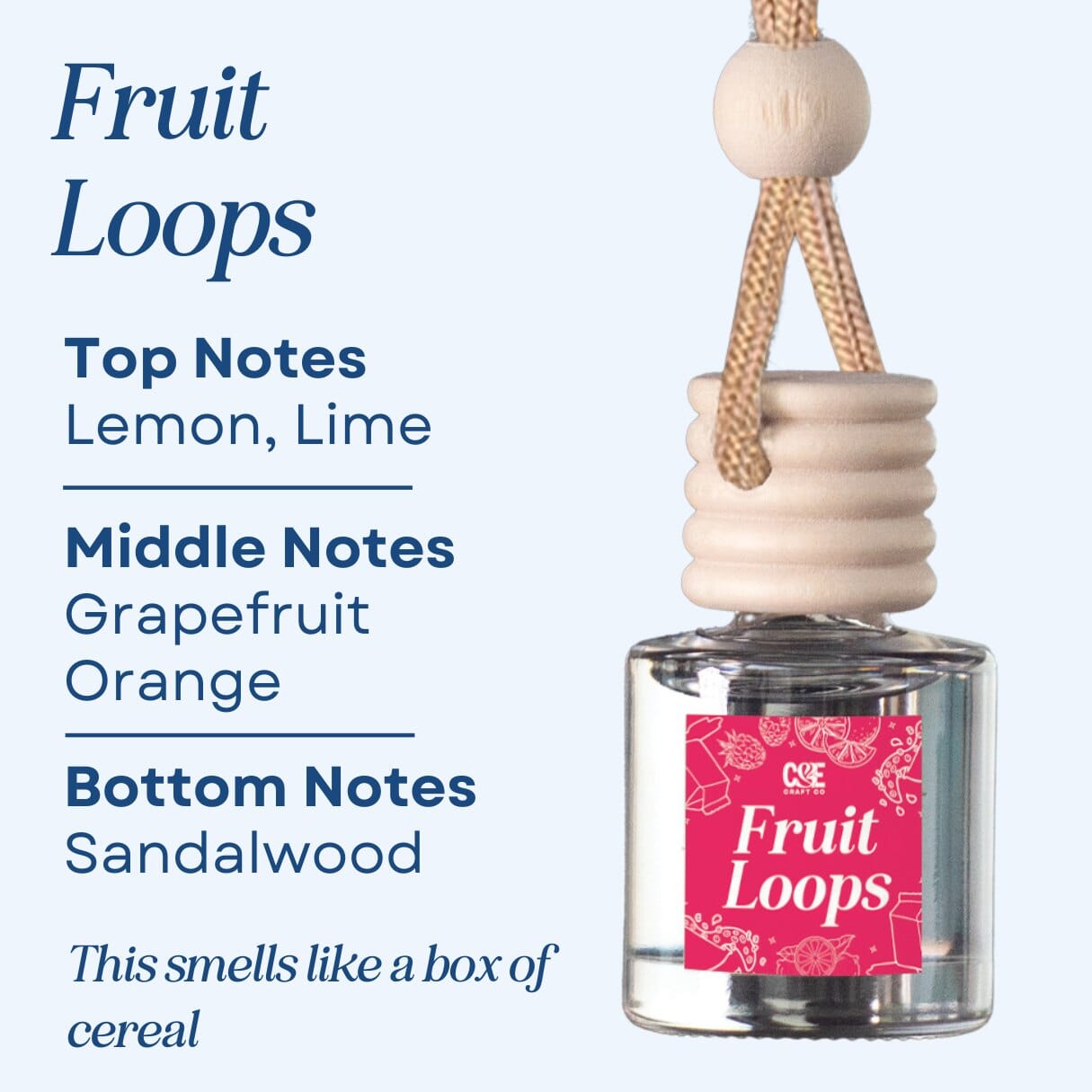 Fruit Loops Scented Car Freshener