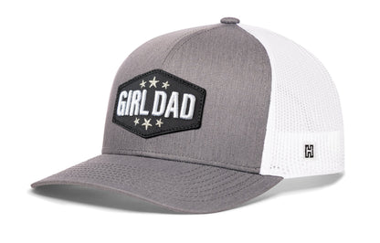 Girl Dad Trucker Hat  |  Black  Snapback
