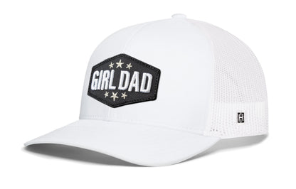 Girl Dad Trucker Hat  |  Black  Snapback
