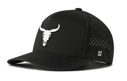 Bull Skull Performance 5-Panel Hat  |  Steer Flexfit Snapback