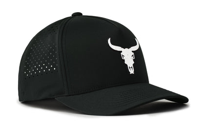 Bull Skull Performance 5-Panel Hat  |  Steer Flexfit Snapback