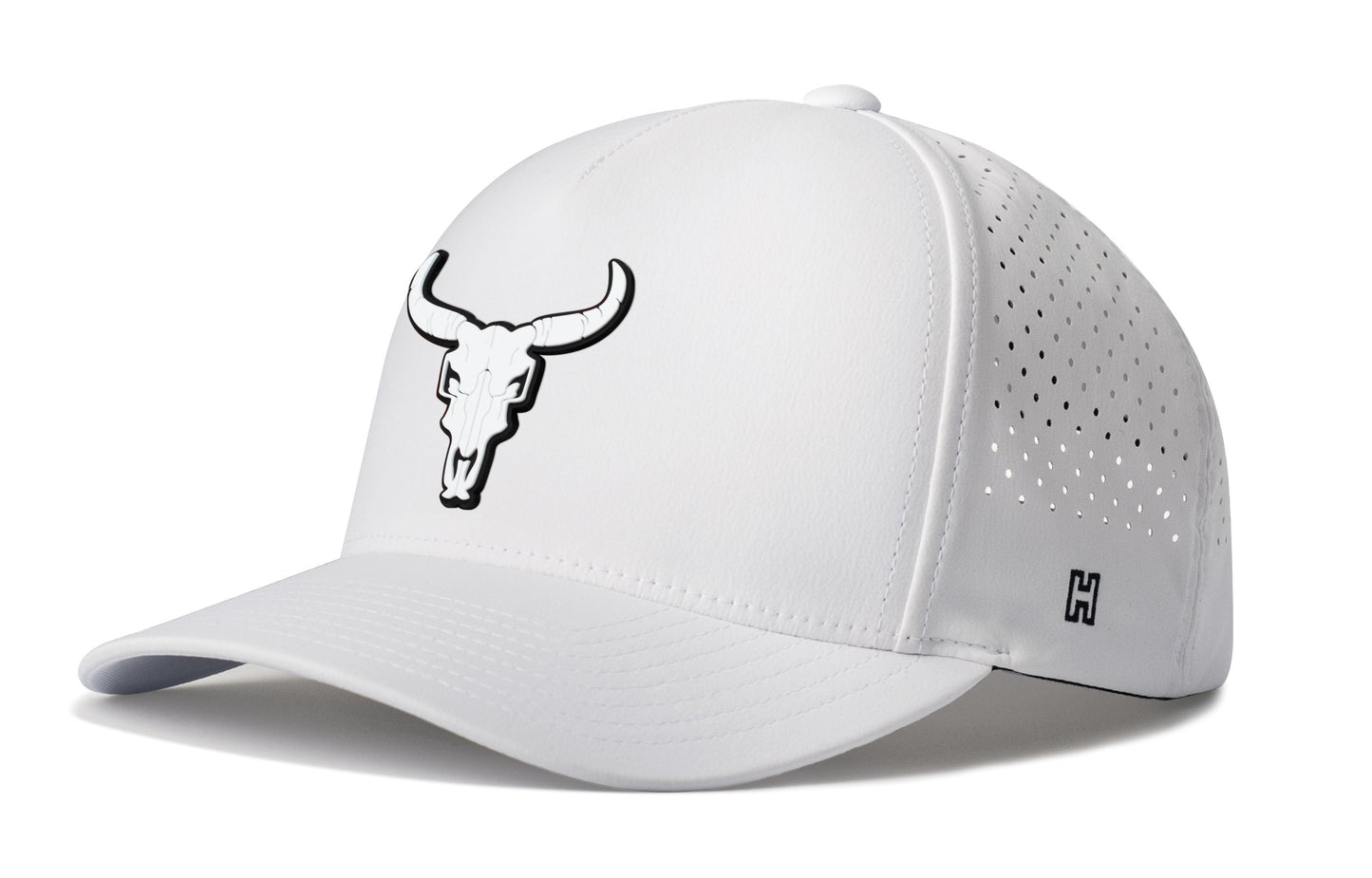 Bull Skull Performance 5-Panel Hat  |  Steer Flexfit Snapback