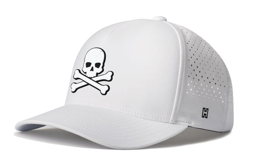 Skull and Crossbones Performance 5-Panel Hat  |  Jolly Roger Flexfit® Snapback
