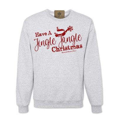 Have A Jingle Jangle Christmas - Western Adult Unisex Western Spur Sweatshirt