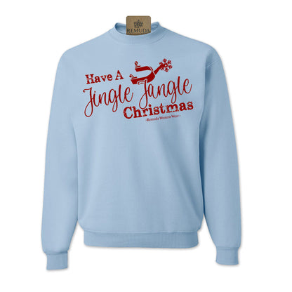 Have A Jingle Jangle Christmas - Western Adult Unisex Western Spur Sweatshirt