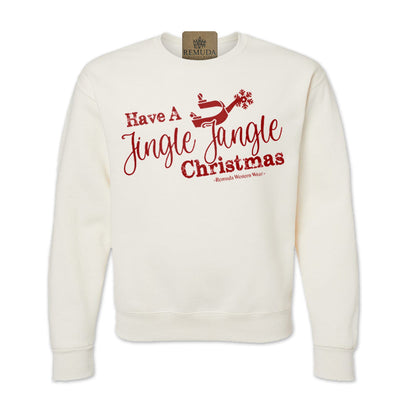 Have A Jingle Jangle Christmas - Western Adult Unisex Western Spur Sweatshirt