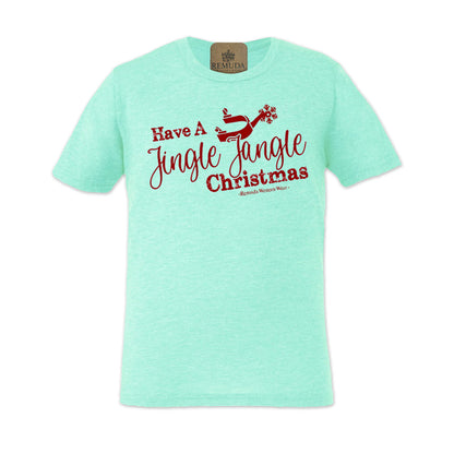 Have A Jingle Jangle Christmas - Adult Western Spur Christmas Tee T-Shirt