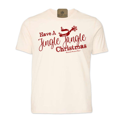 Have A Jingle Jangle Christmas - Adult Western Spur Christmas Tee T-Shirt
