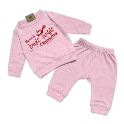 Have A Jingle Jangle Christmas - Infant Western Spur 2 Piece Sweatsuit