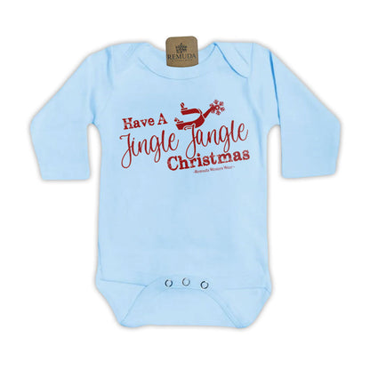 Have A Jingle Jangle Christmas - Infant Western Spur Santa One Piece Romper