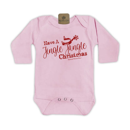 Have A Jingle Jangle Christmas - Infant Western Spur Santa One Piece Romper