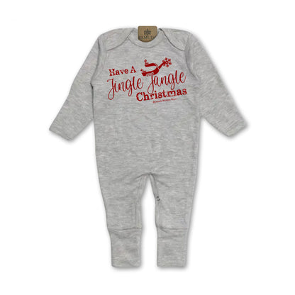 Have A Jingle Jangle Christmas - Infant Western Spur Santa Sleepwear