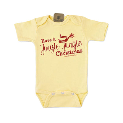 Have A Jingle Jangle Christmas - Infant Western Spur Santa One Piece Romper