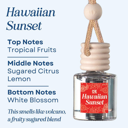 Hawaiian Sunset Scented Car Freshener