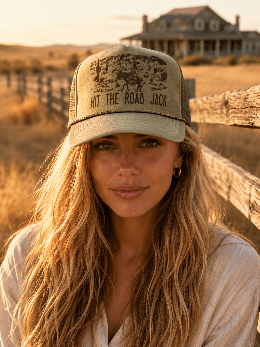Hit The Road Jack Trucker Hat