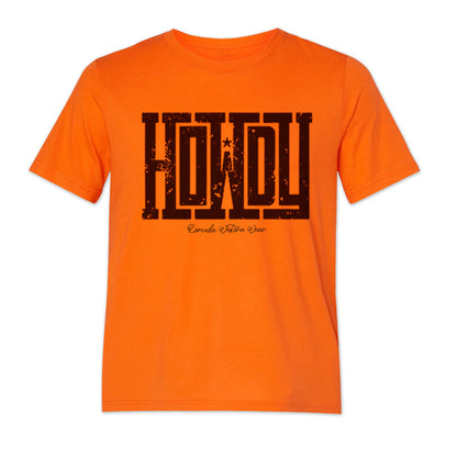 Howdy - Adult Unisex Western Tee T-Shirt - Color Group 2