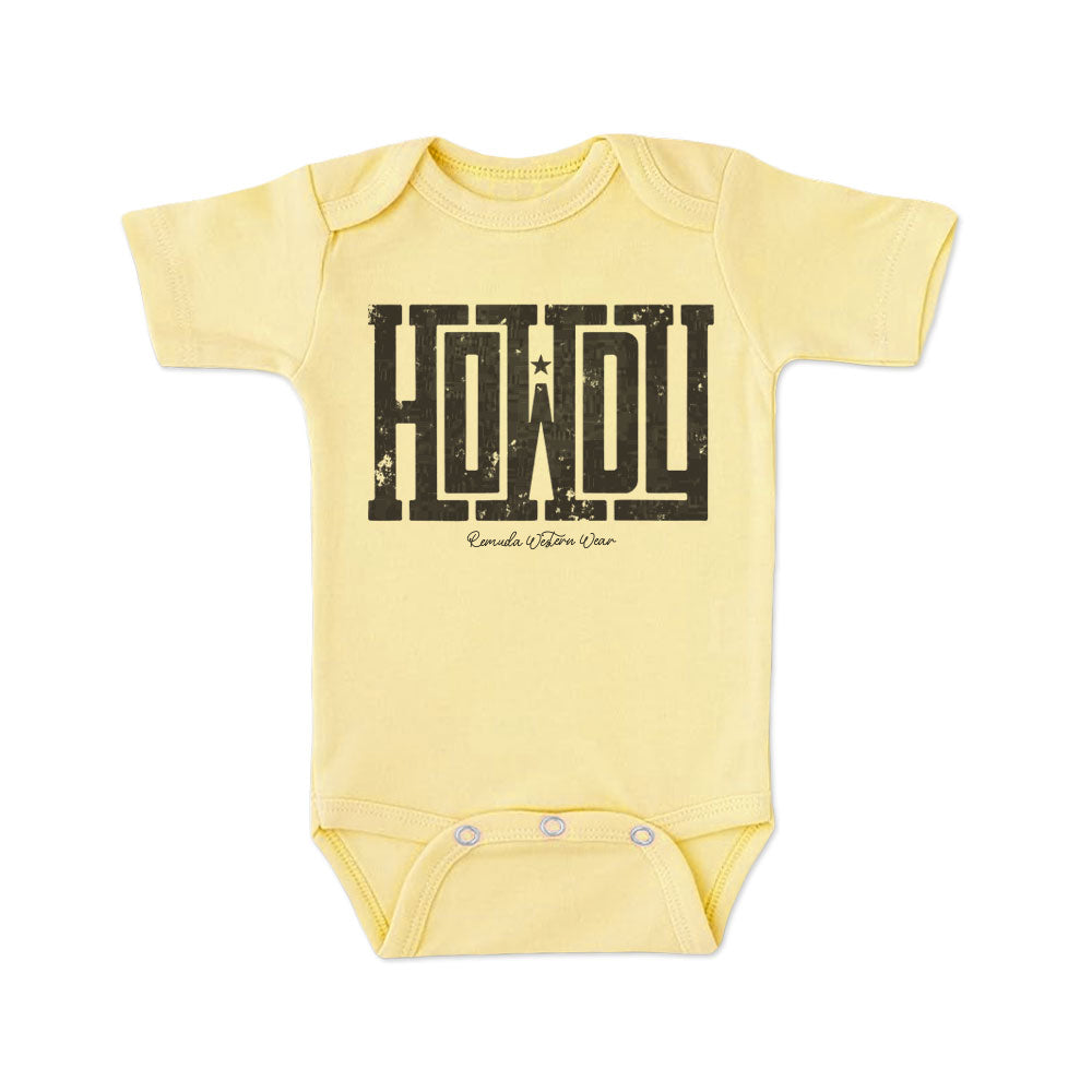 Howdy - Infant Western One Piece Romper
