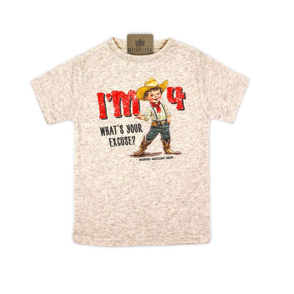 I'm 2, What's Your Excuse? - Toddler Western Tee (also comes in I'm 3, 4, & 5)