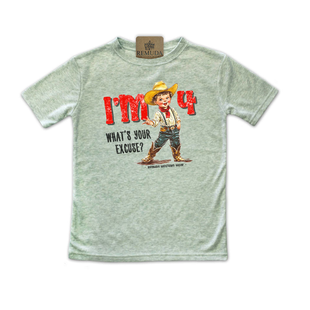 I'm 2, What's Your Excuse? - Toddler Western Tee (also comes in I'm 3, 4, & 5)
