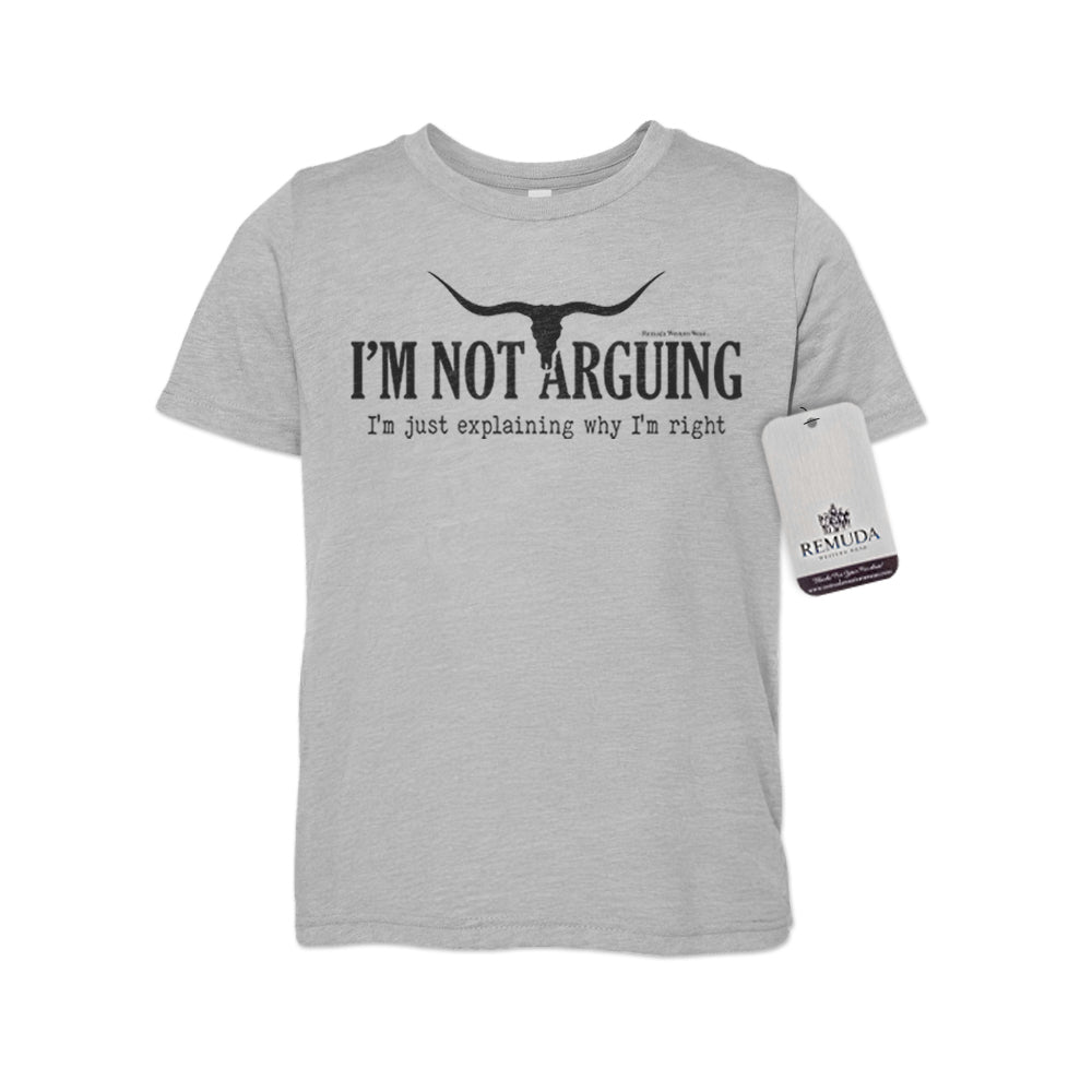 I'm Not Arguing, I'm Just Explaining Why I'm Right - Youth Tee