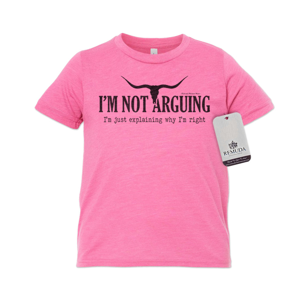 I'm Not Arguing, I'm Just Explaining Why I'm Right - Youth Tee