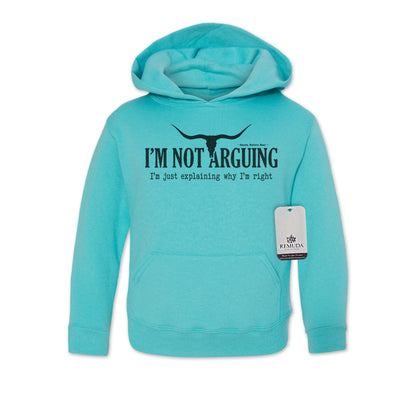 I'm Not Arguing, I'm Just Explaining Why I'm Right - Youth Western Pullover Hoodie
