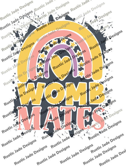 Womb Mates sublimation transfer PAPER