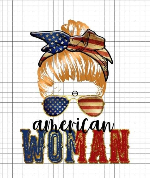 American woman sublimation transfer Paper