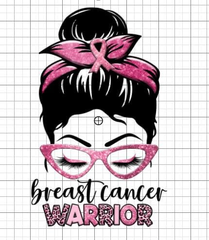 Breast cancer warrior sublimation transfer Paper
