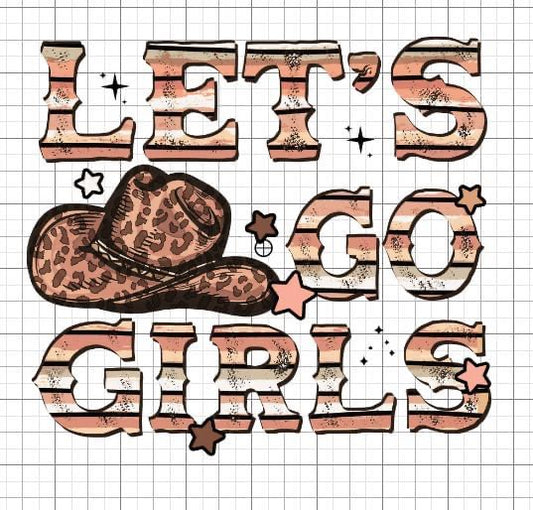 Let’s go girls sublimation transfer Paper