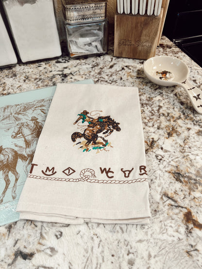 The Bronc Kitchen Towel Set of 2