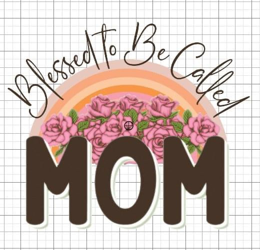 Blessed to be called mom sublimation transfer Paper