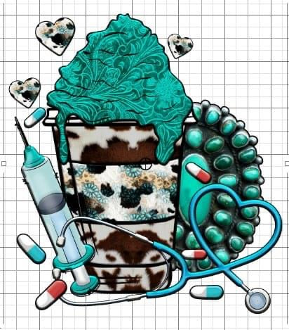 Nurse  sublimation transfer paper