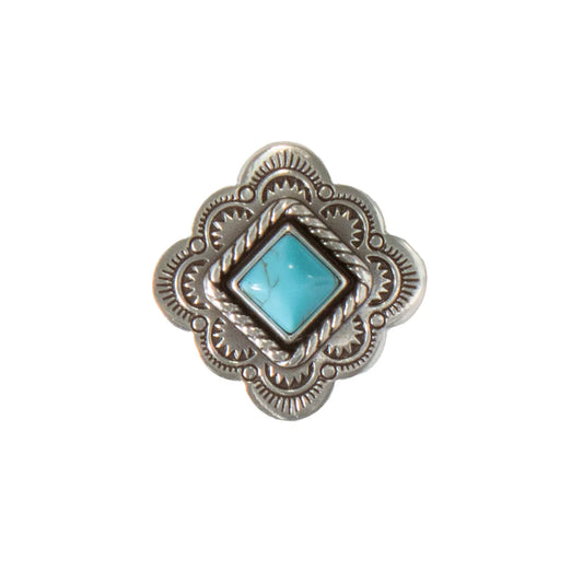Diamond Turquoise Scarf Slide