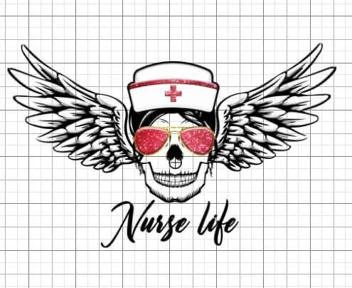 Nurse life sublimation transfer