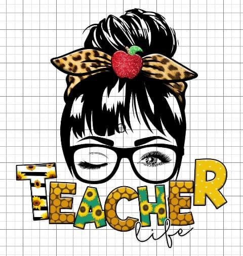Teacher sublimation transfer paper