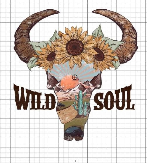 Wild soul Western sublimation transfer paper
