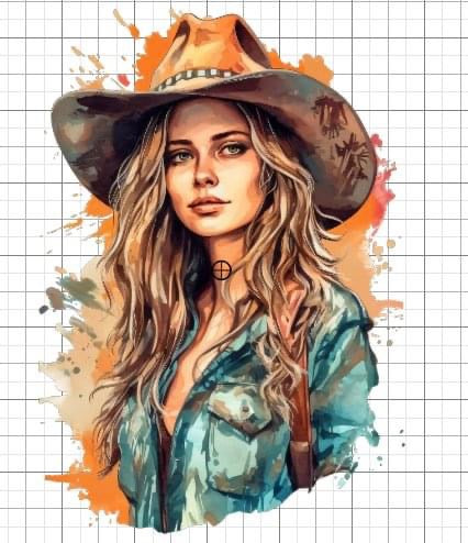 Cowgirl sublimation transfer Paper
