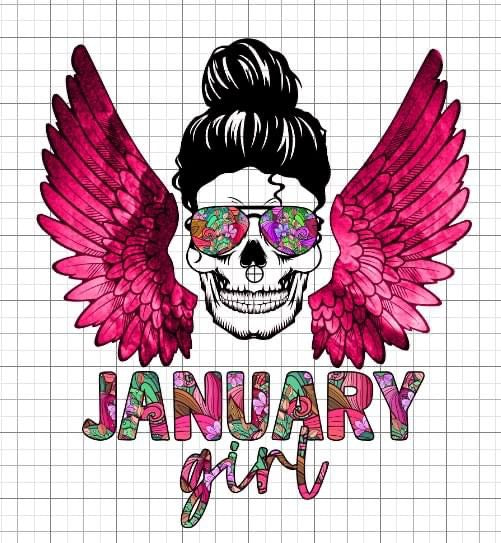 January girl sublimation transfer Paper
