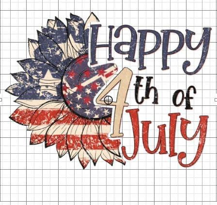 Happy 4th of July sublimation transfer Paper