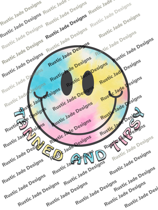 Tanned and tipsy sublimation transfer paper