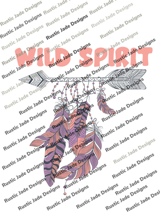Wild spirit sublimation transfer paper