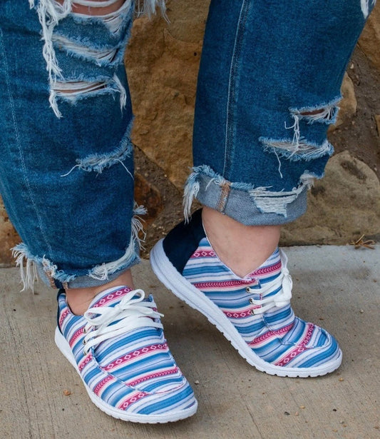 Americana Serape Slip On Shoes - SALE