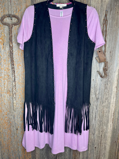 Cactus Fringe Vest - SALE